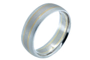 Men's Two-Tone 7mm Wedding Band